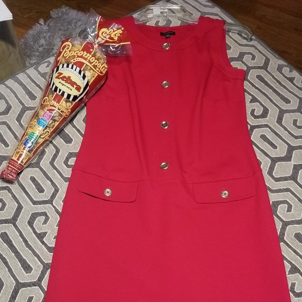 Talbots Red Knit dress
